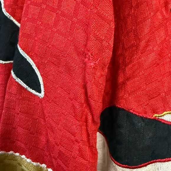 80s Vintage Earth Sea & Sky Patchwork Button-Up Jacket Women's Size Size XL - Picture 5 of 6